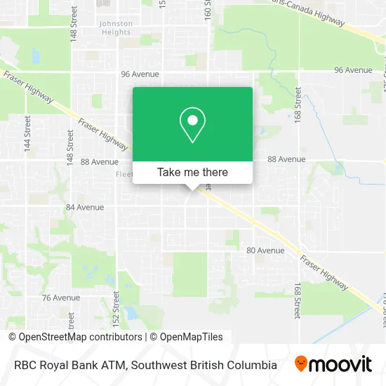 RBC Royal Bank ATM map