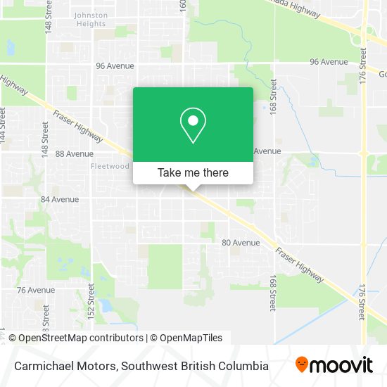 Carmichael Motors map