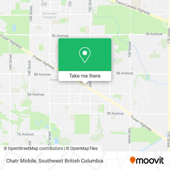 Chatr Mobile map