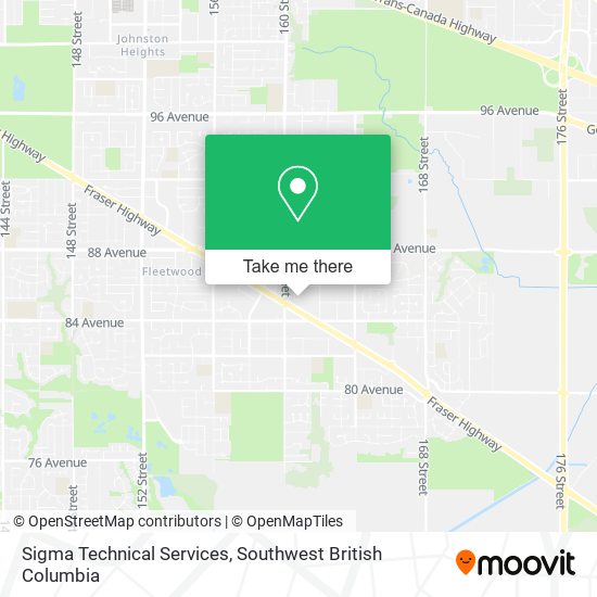 Sigma Technical Services map