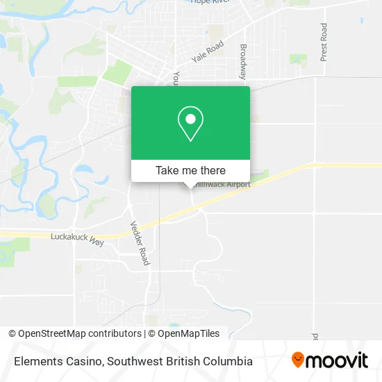 Elements Casino map