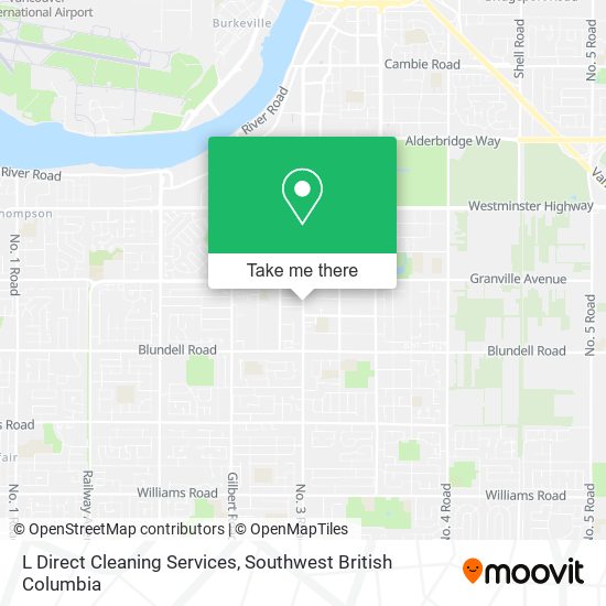 L Direct Cleaning Services map