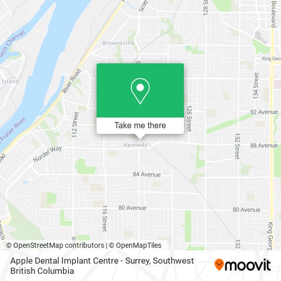 Apple Dental Implant Centre - Surrey map