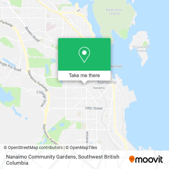 Nanaimo Community Gardens map