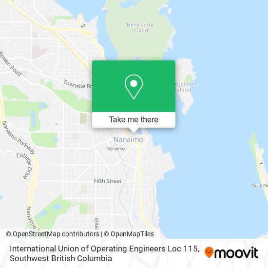 International Union of Operating Engineers Loc 115 map
