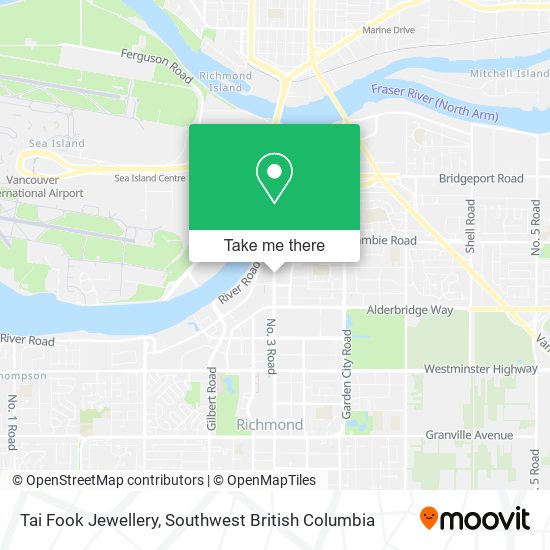 Tai Fook Jewellery map