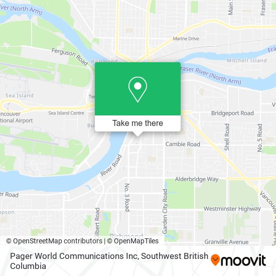 Pager World Communications Inc map