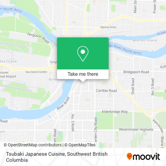 Tsubaki Japanese Cuisine map