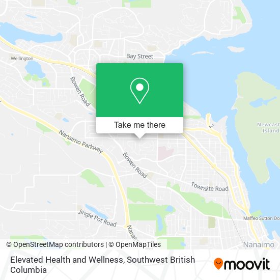 Elevated Health and Wellness map