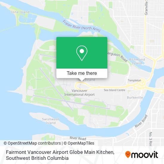 Fairmont Vancouver Airport Globe Main Kitchen plan