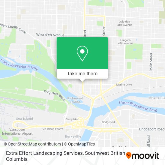 Extra Effort Landscaping Services map