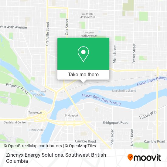 Zincnyx Energy Solutions map