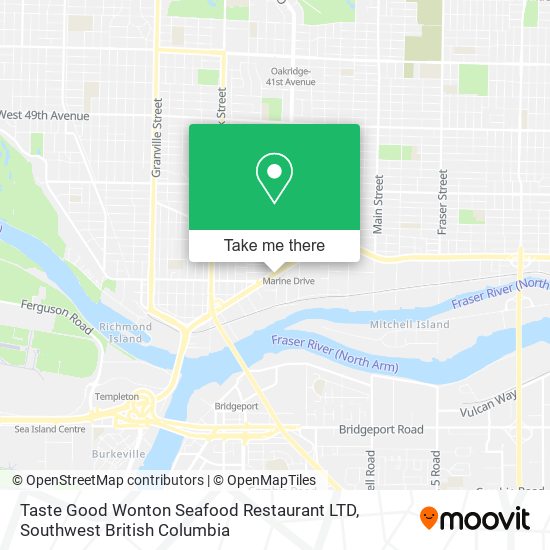 Taste Good Wonton Seafood Restaurant LTD map