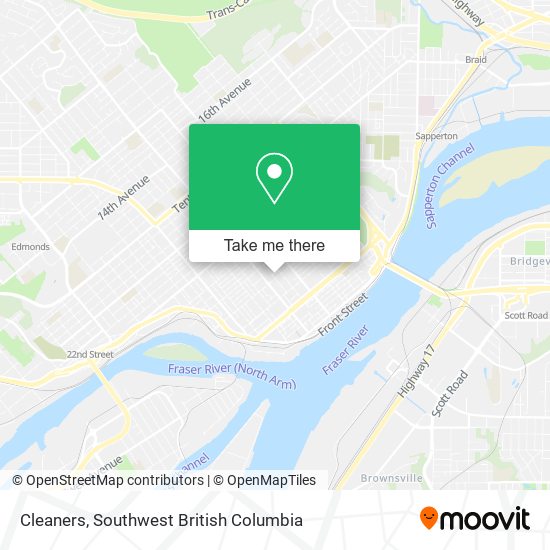 Cleaners map