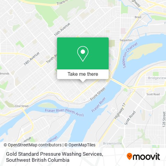 Gold Standard Pressure Washing Services map