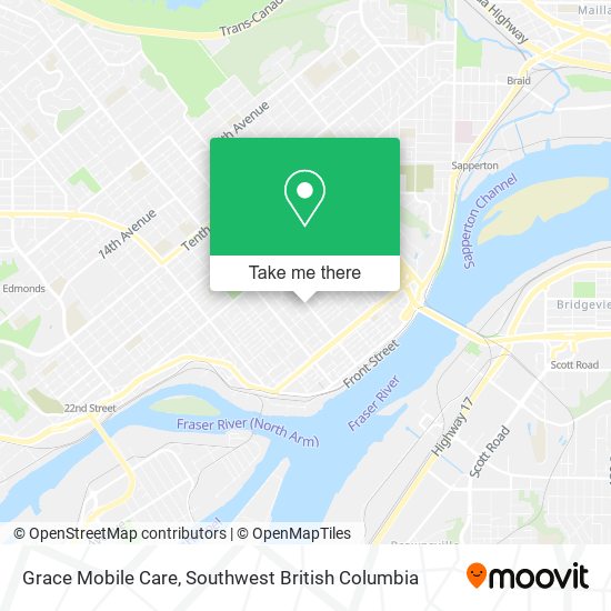 Grace Mobile Care map