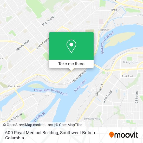 600 Royal Medical Building map