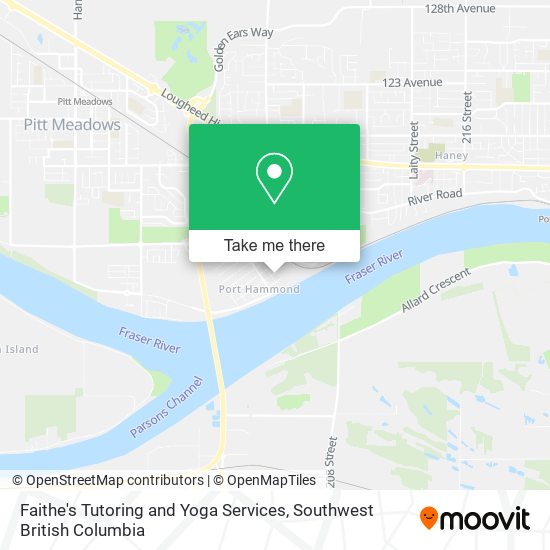 Faithe's Tutoring and Yoga Services map