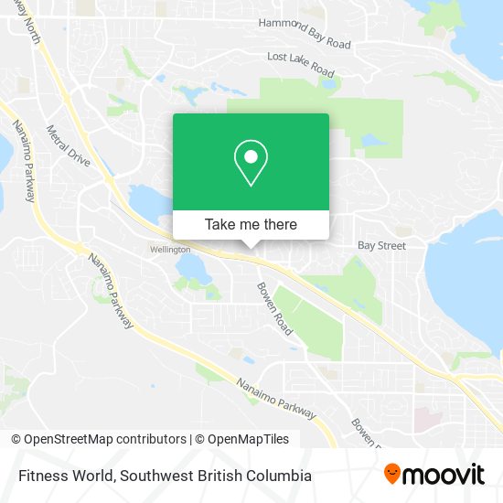 Fitness World map