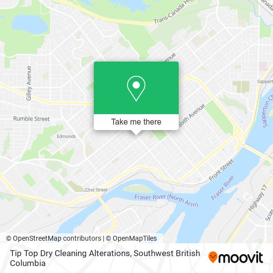 Tip Top Dry Cleaning Alterations map
