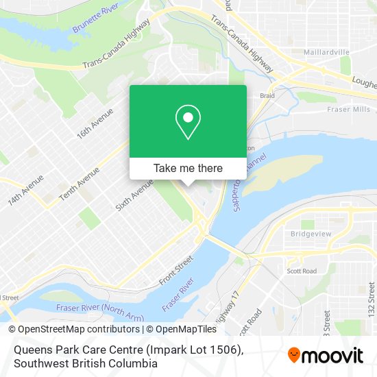 Queens Park Care Centre (Impark Lot 1506) map