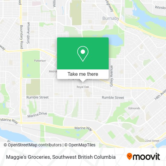 Maggie's Groceries map