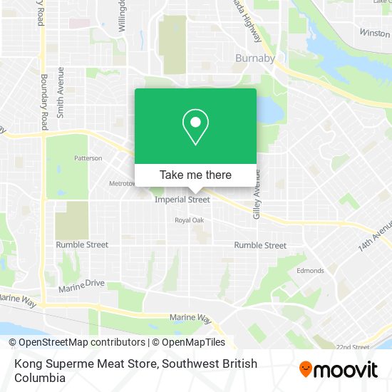 Kong Superme Meat Store map