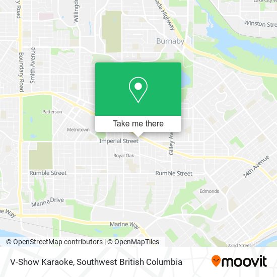 V-Show Karaoke map