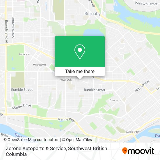 Zerone Autoparts & Service map