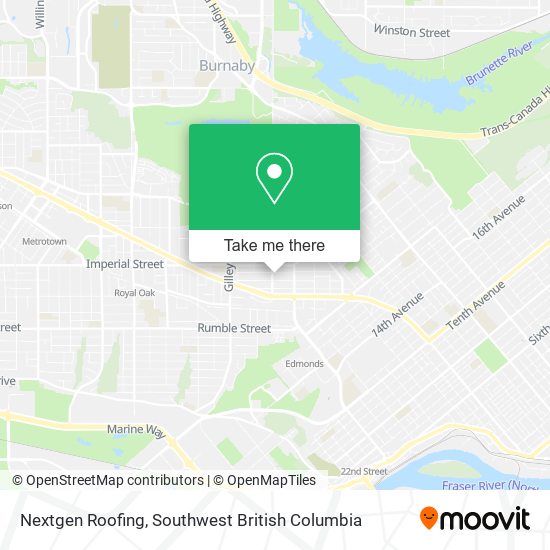 Nextgen Roofing map