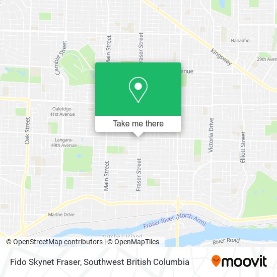 Fido Skynet Fraser map