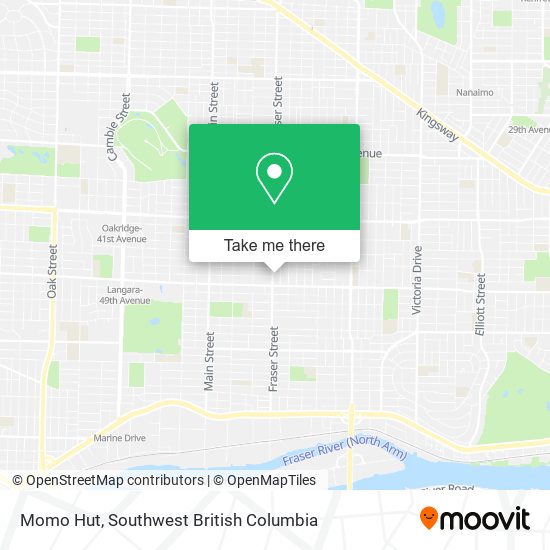 Momo Hut map