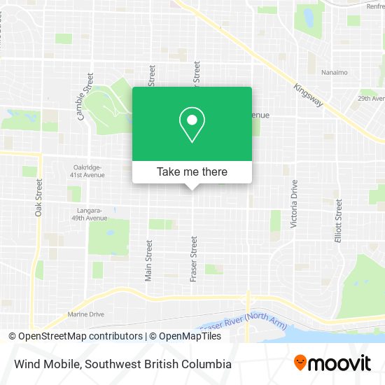 Wind Mobile map