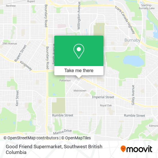 Good Friend Supermarket map