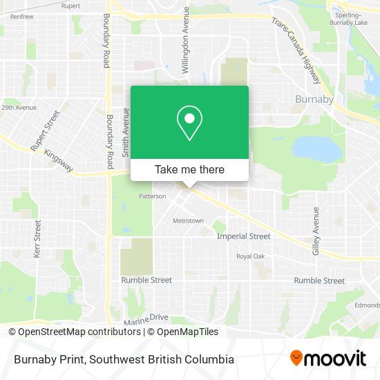 Burnaby Print plan