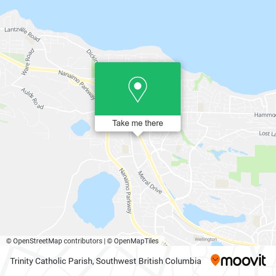 Trinity Catholic Parish map