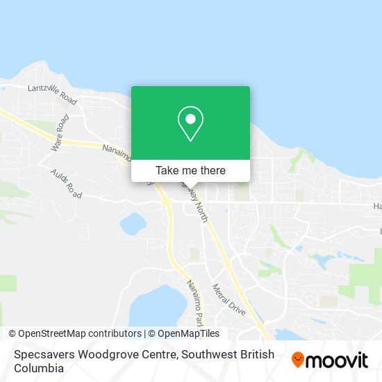 Specsavers Woodgrove Centre map