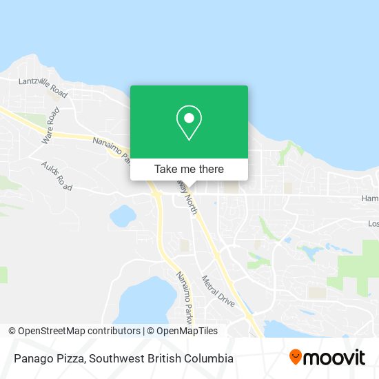 Panago Pizza map