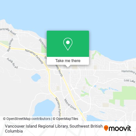 Vancouver Island Regional Library map