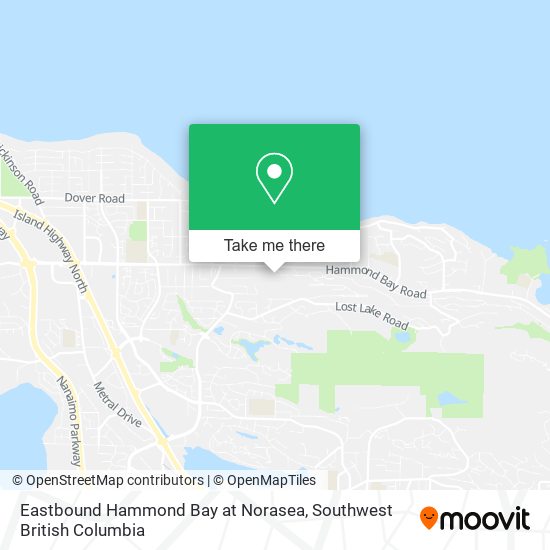 Eastbound Hammond Bay at Norasea map