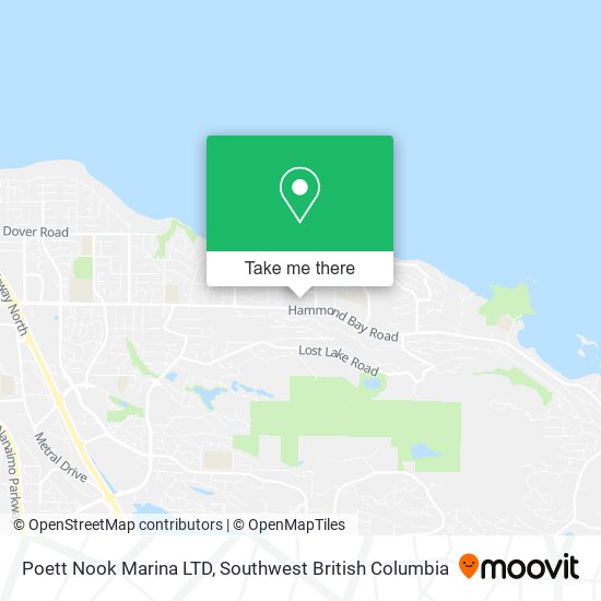 Poett Nook Marina LTD map