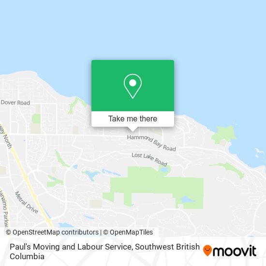 Paul's Moving and Labour Service map