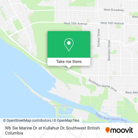 Wb Sw Marine Dr at Kullahun Dr map