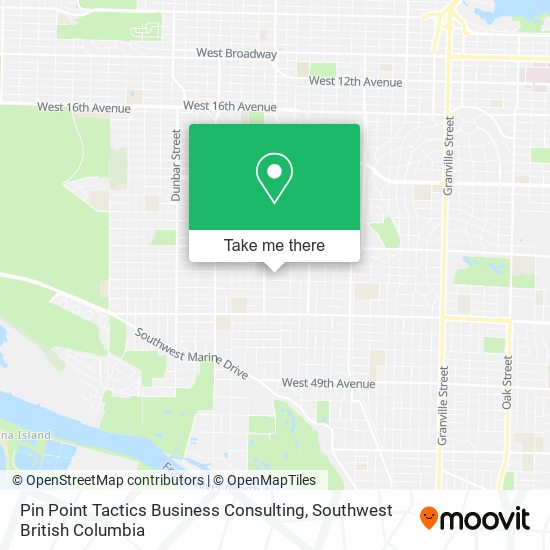 Pin Point Tactics Business Consulting map