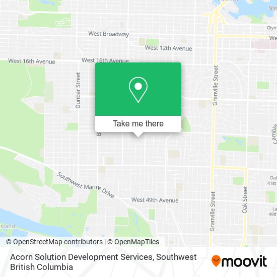 Acorn Solution Development Services map