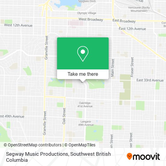 Segway Music Productions map