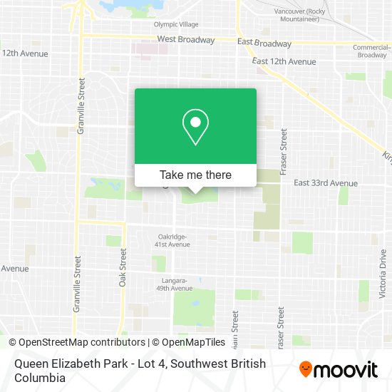 Queen Elizabeth Park - Lot 4 map