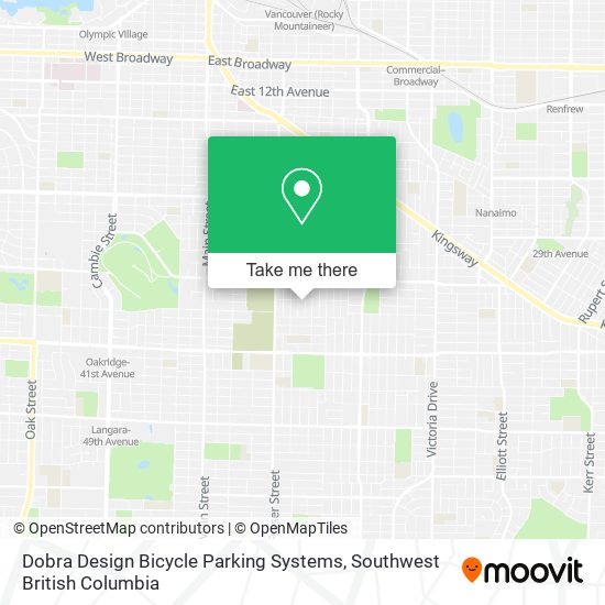 Dobra Design Bicycle Parking Systems map