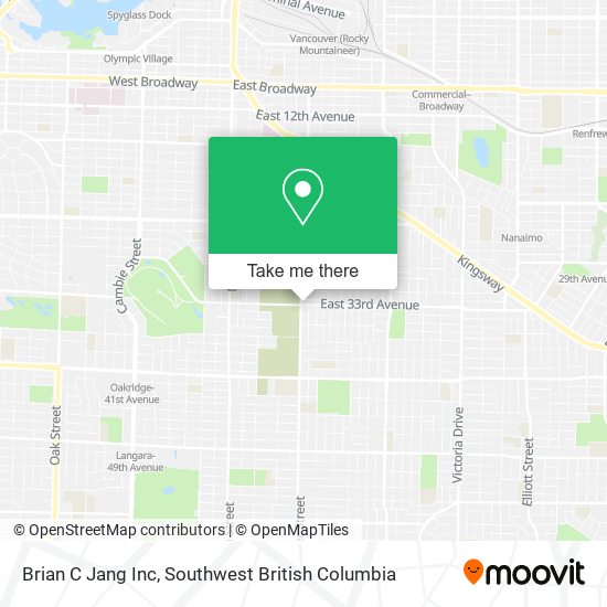 Brian C Jang Inc map