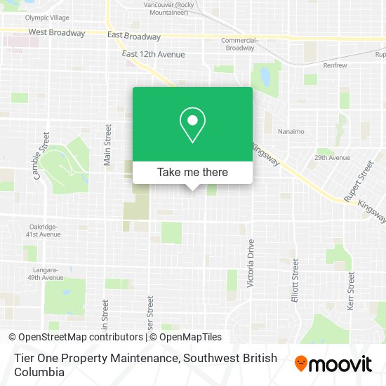 Tier One Property Maintenance map